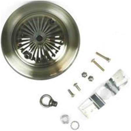 Jandorf Jandorf Specialty Hardw Kit Canopy 5Inch Antique Brass 60215 3403771